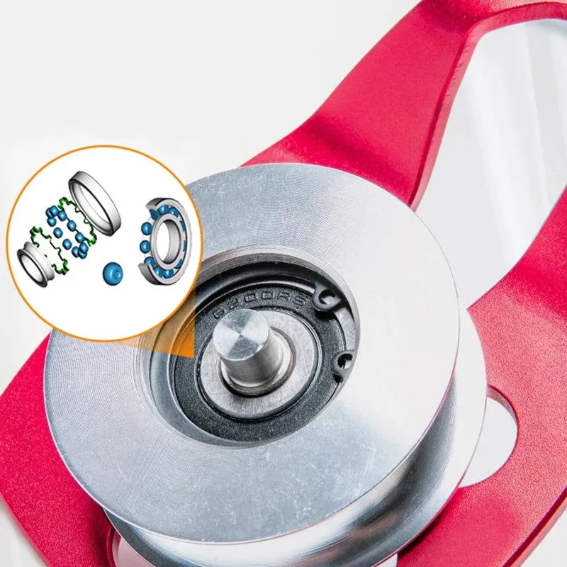 Micro Side Swing Pulley 30KN Climbing Rope Pulley Mountaineering Rescue Pulleys Dropship
