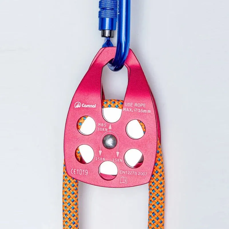 Micro Side Swing Pulley 30KN Climbing Rope Pulley Mountaineering Rescue Pulleys Dropship
