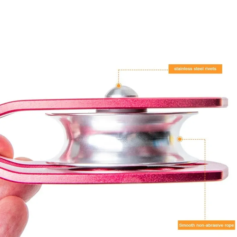 Micro Side Swing Pulley 30KN Climbing Rope Pulley Mountaineering Rescue Pulleys Dropship