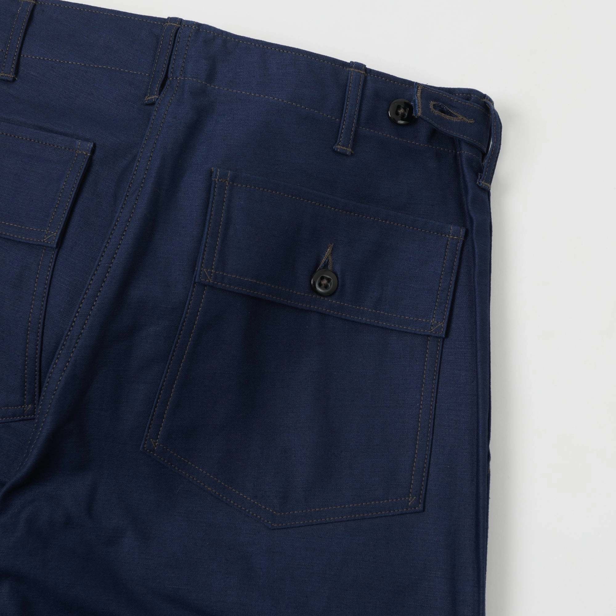 Warehouse & Co Sateen Fatigue Pant - Navy Active Design Wear