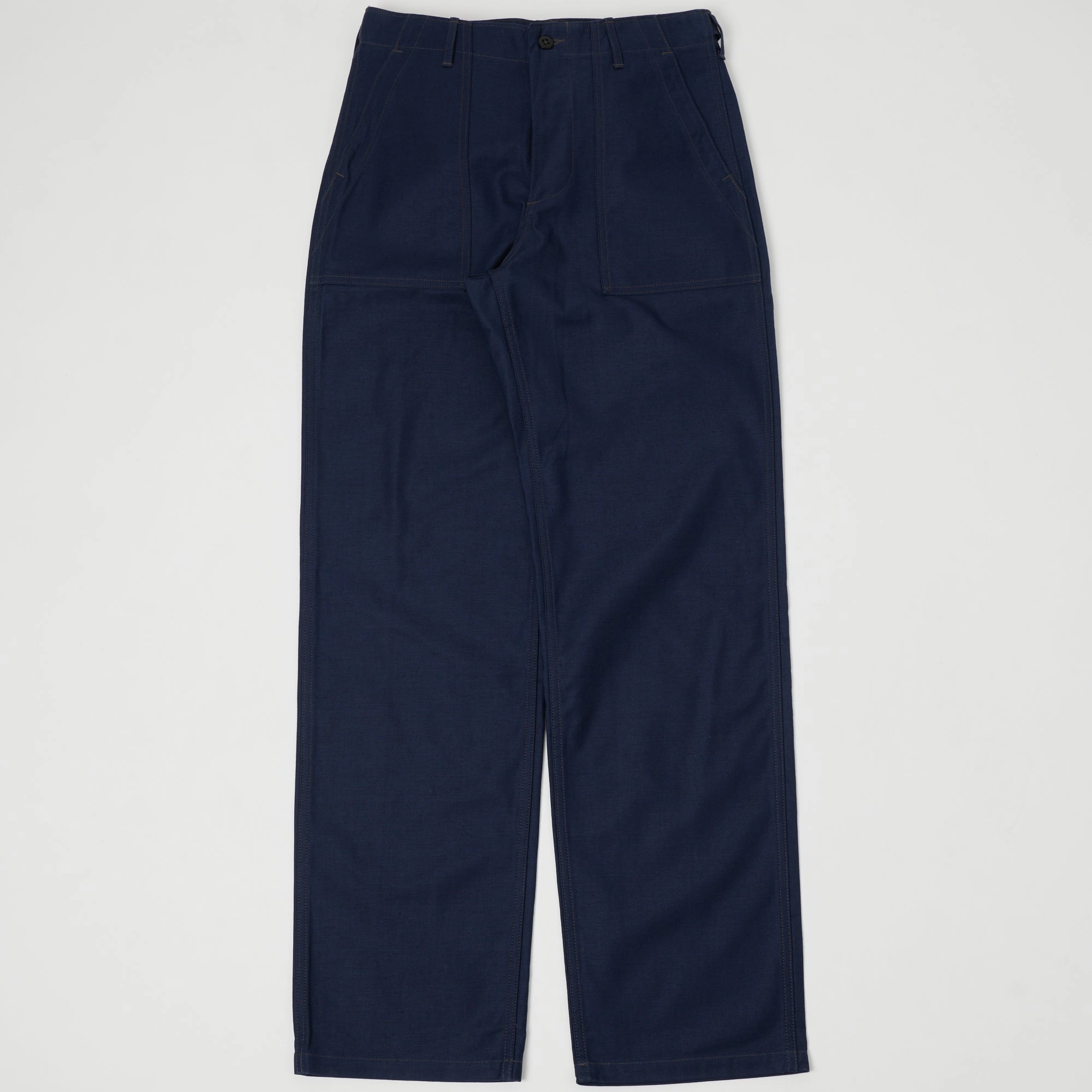 Versatile Waist Warehouse & Co Sateen Fatigue Pant - Navy