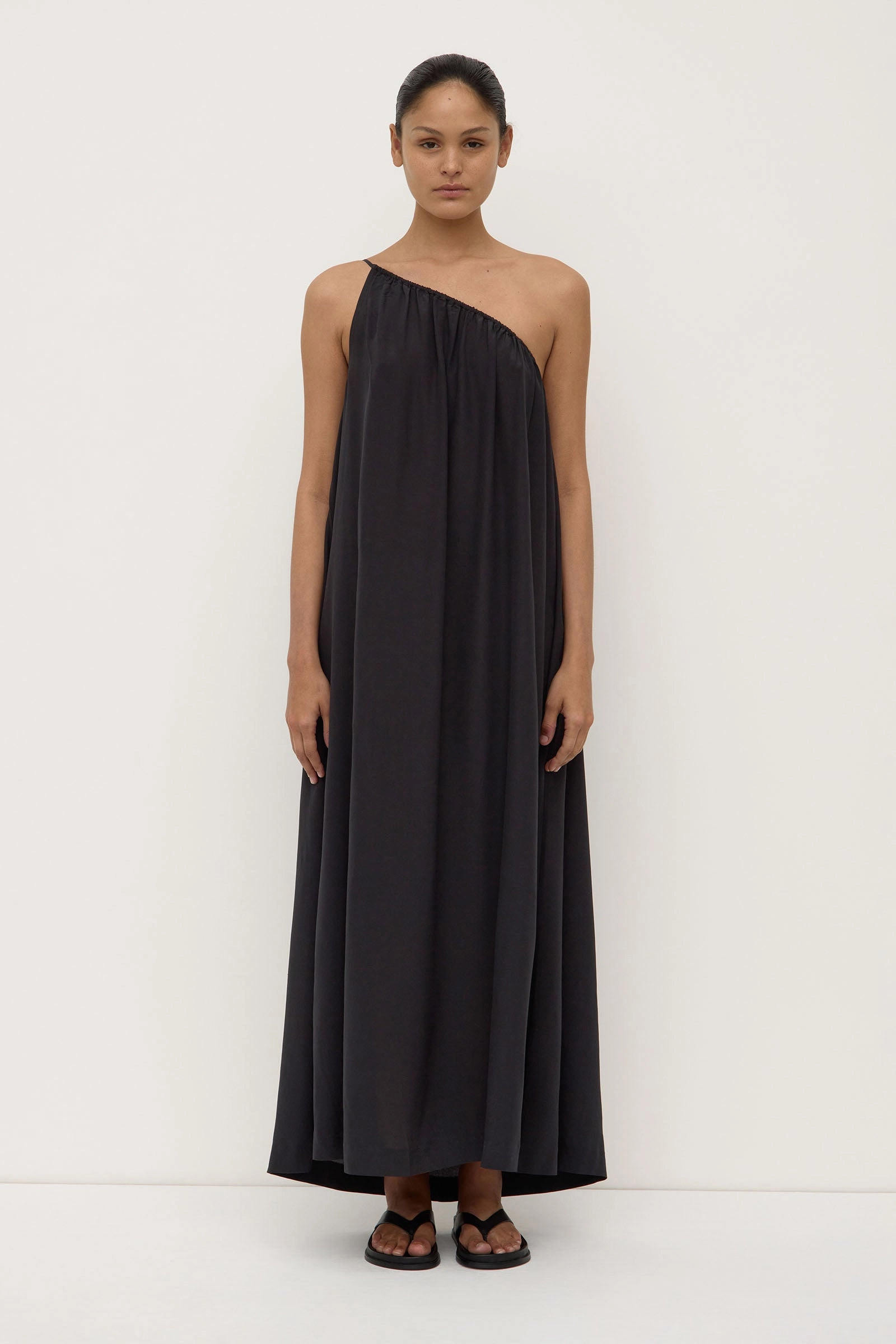 Tailored Comfort Grace Soft Mila Asymmetrical Maxi Dress