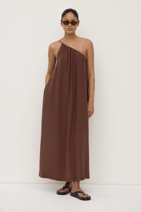 Mila Asymmetrical Maxi Dress Durable-Fabric Elegant Detail
