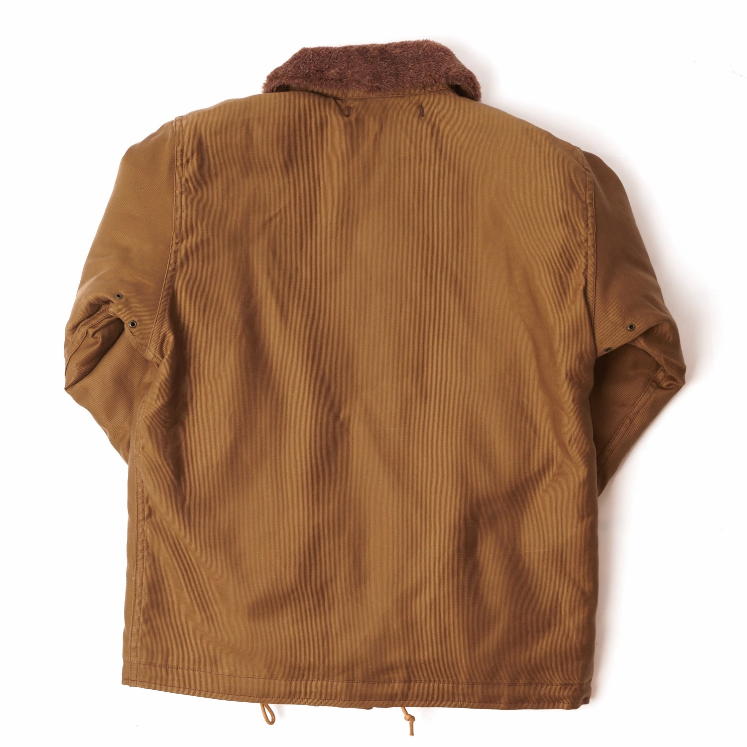 Freewheelers & Co 1940s Type N-1 Deck Jacket - Dark Khaki/Beige Flexible Side Gussets HighVisibility Trims