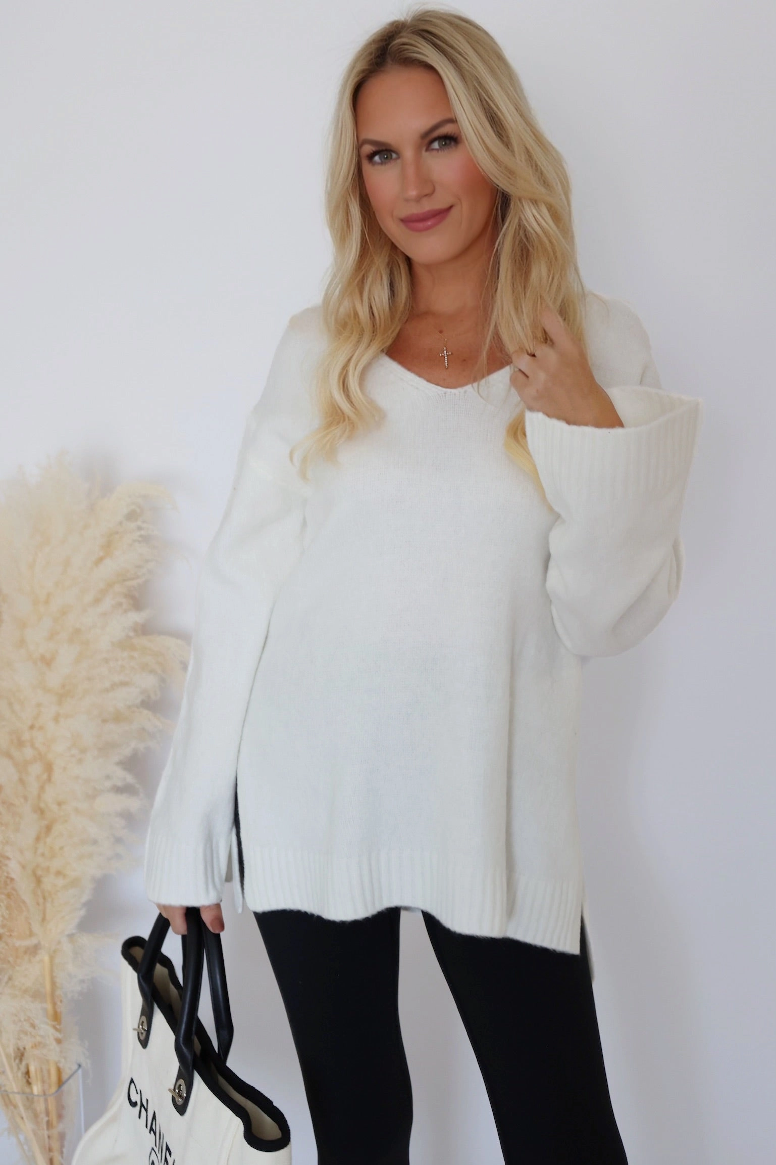 Modern Sweater- Sea Salt (FINAL SALE) Casual Fit Pocket Reinforcement