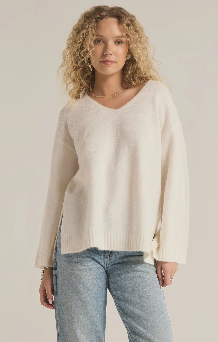 Modern Sweater- Sea Salt (FINAL SALE) MicrofiberBlend