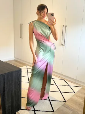 Jovie Cut Out Maxi Dress / Ombre Cozy Energy Elegant Wearable