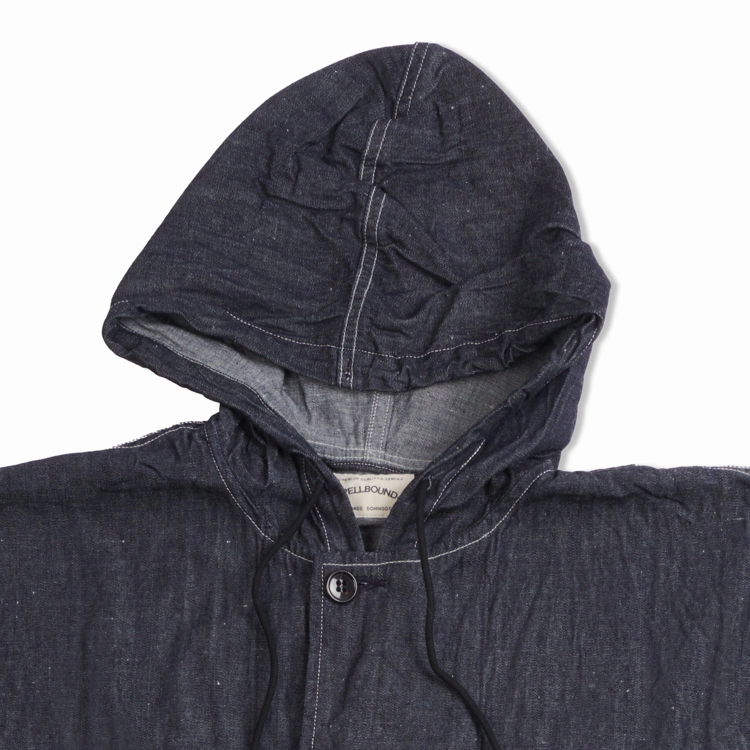 Sleek Outdoor Look Spellbound Lightweight 6oz Denim Military Jacket - One Wash