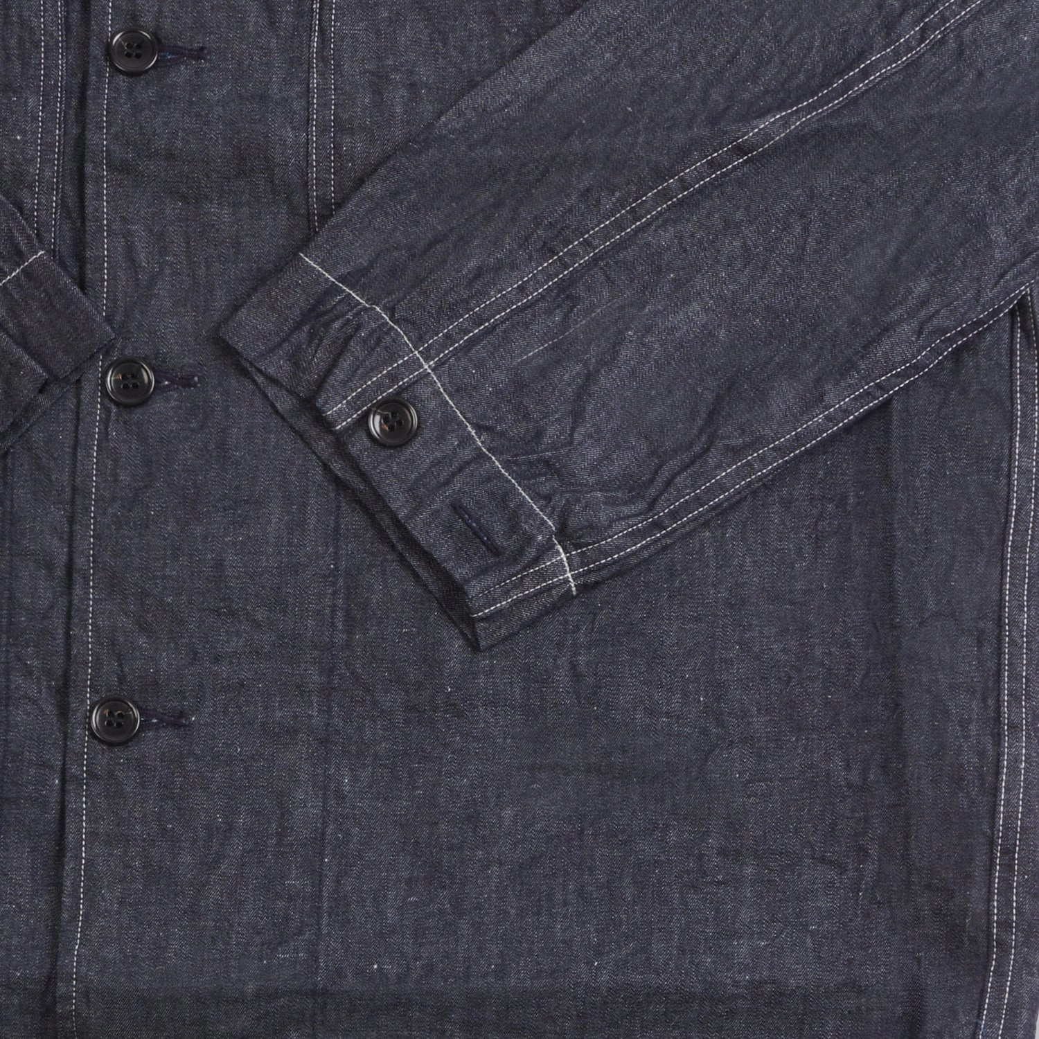 Spellbound Lightweight 6oz Denim Military Jacket - One Wash Flexible Shoulder Panels