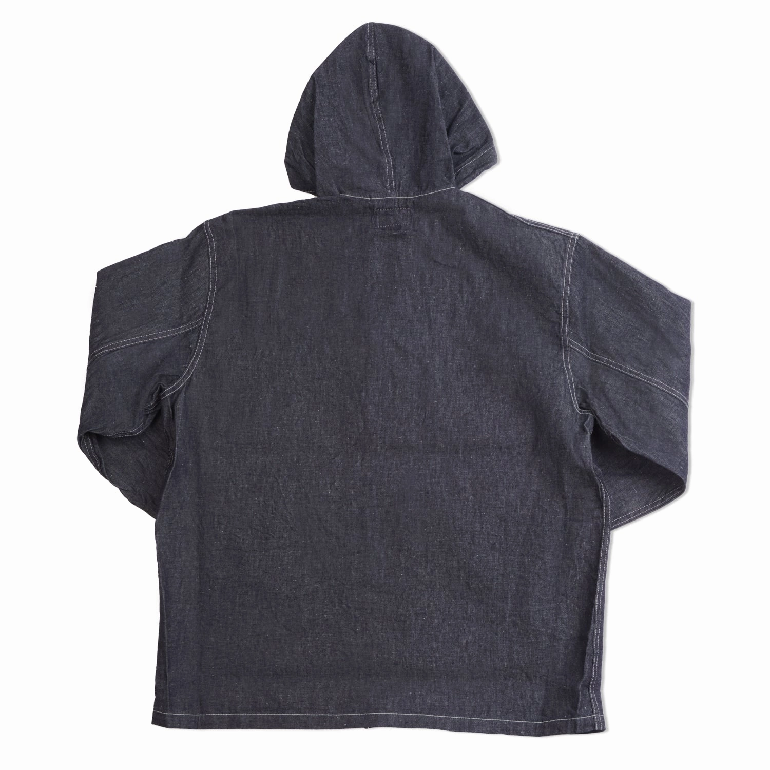 Soft Fleece Lining Mid Season Wear Spellbound Lightweight 6oz Denim Military Jacket - One Wash