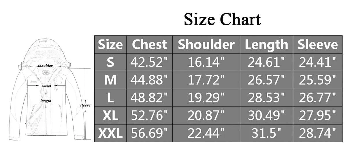 MOERDENG Women's Waterproof Ski Jacket Warm Winter Snow Coat Mountain Windbreaker Hooded Raincoat, Pink, X-Large
