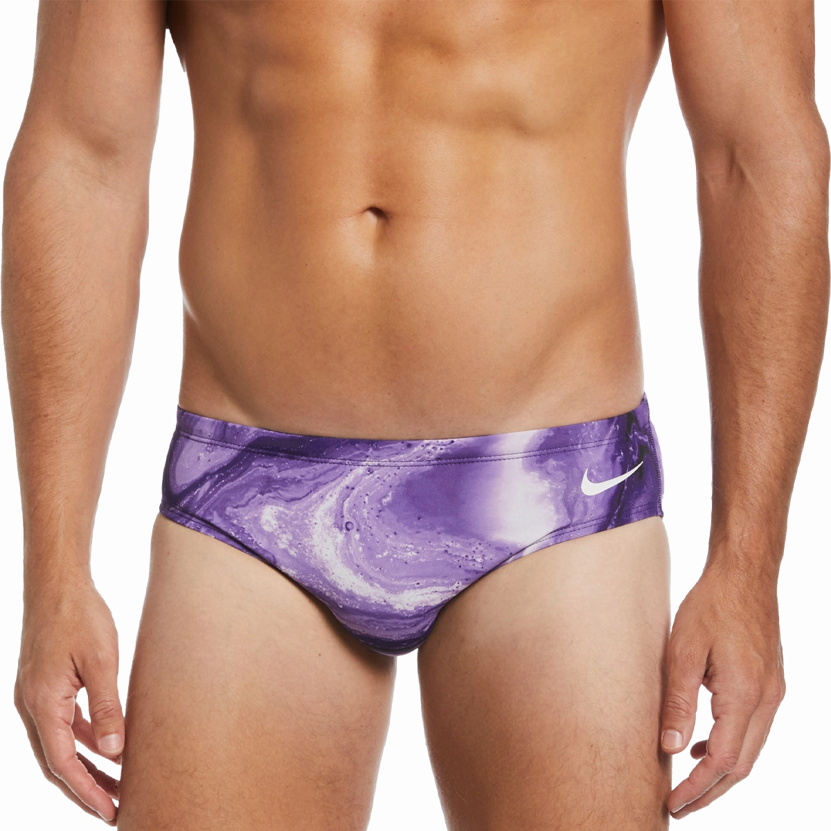 Men's Crystal Wave Brief Anti Sand Pockets Stretch Free Waistband