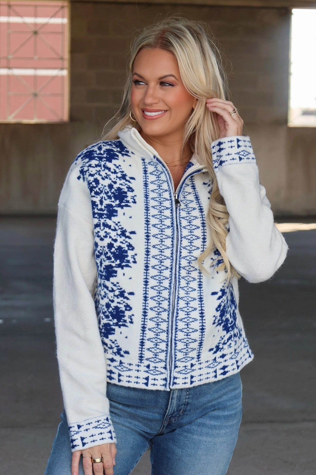 Lisa Cardigan SoftBrushed Double Stitched Hem