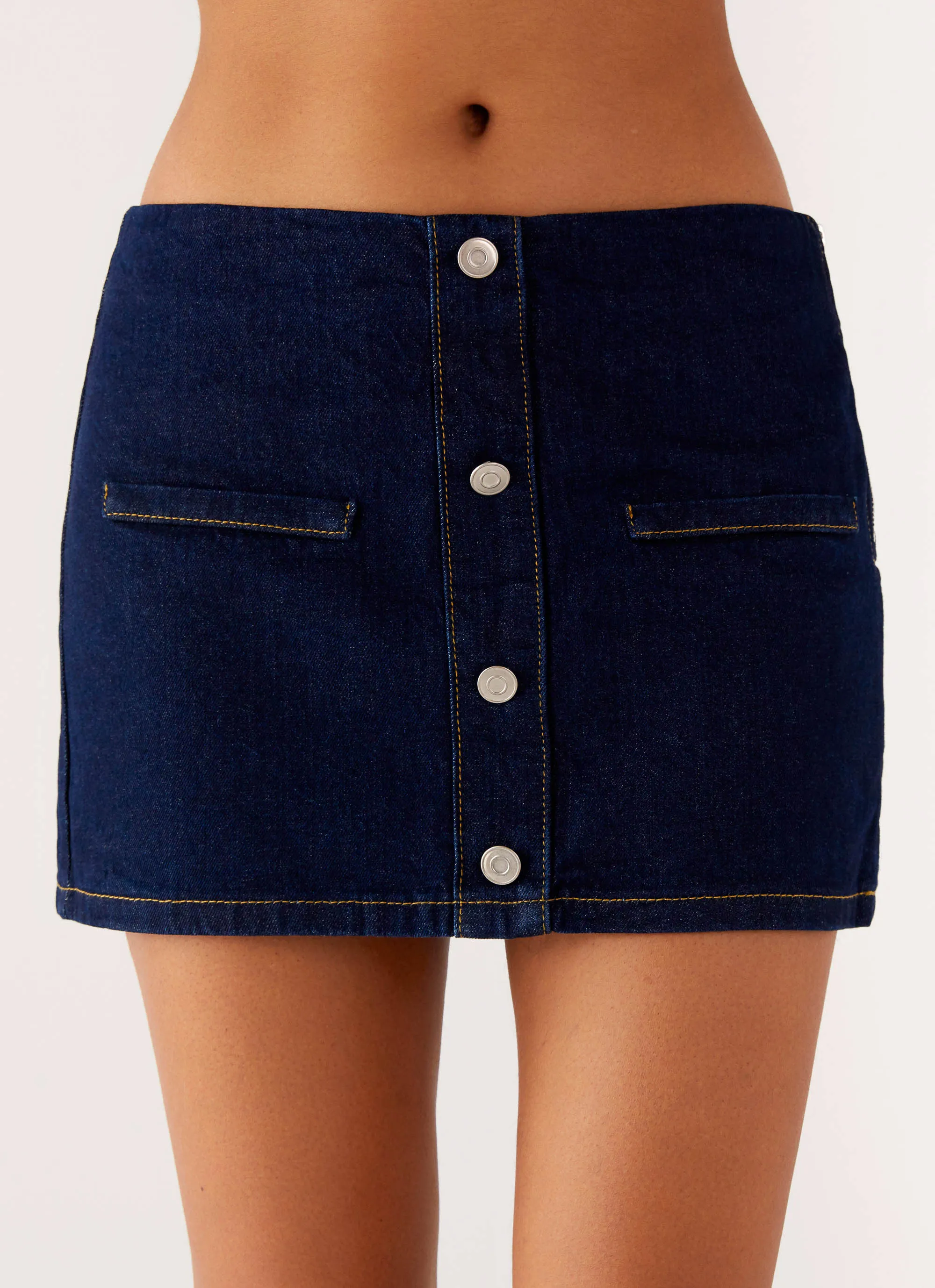 Morrison Denim Mini Skirt - Indigo Fashion Pulse Mix Culture