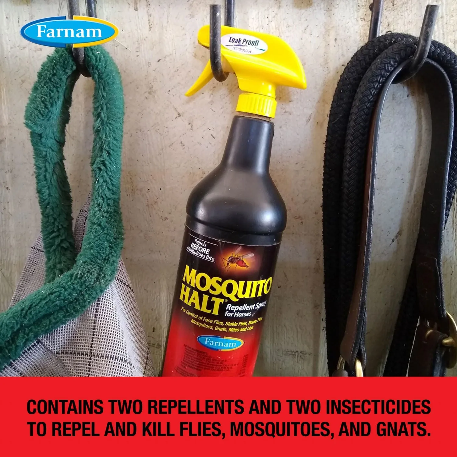 Mosquito Halt Repellent Spray for Horses, 32 oz