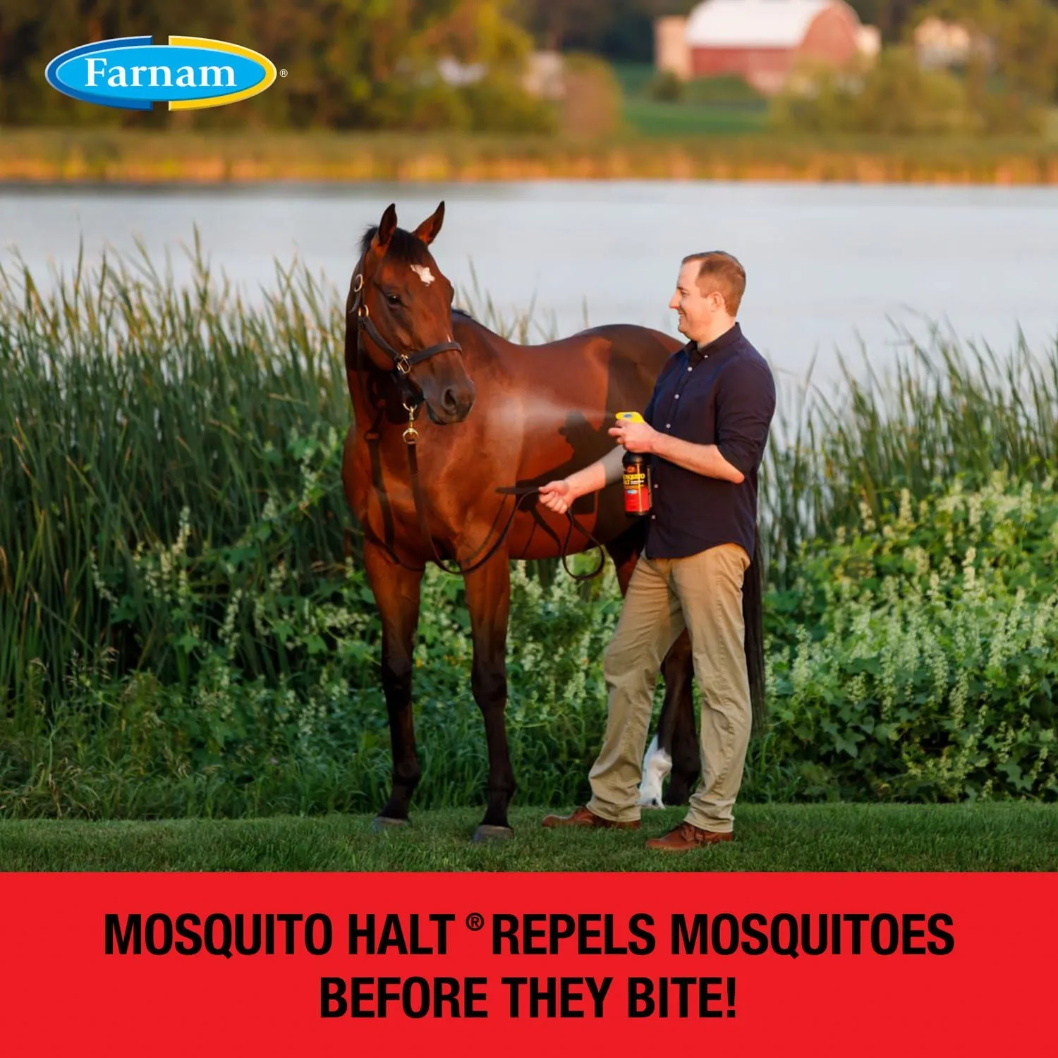Mosquito Halt Repellent Spray for Horses, 32 oz
