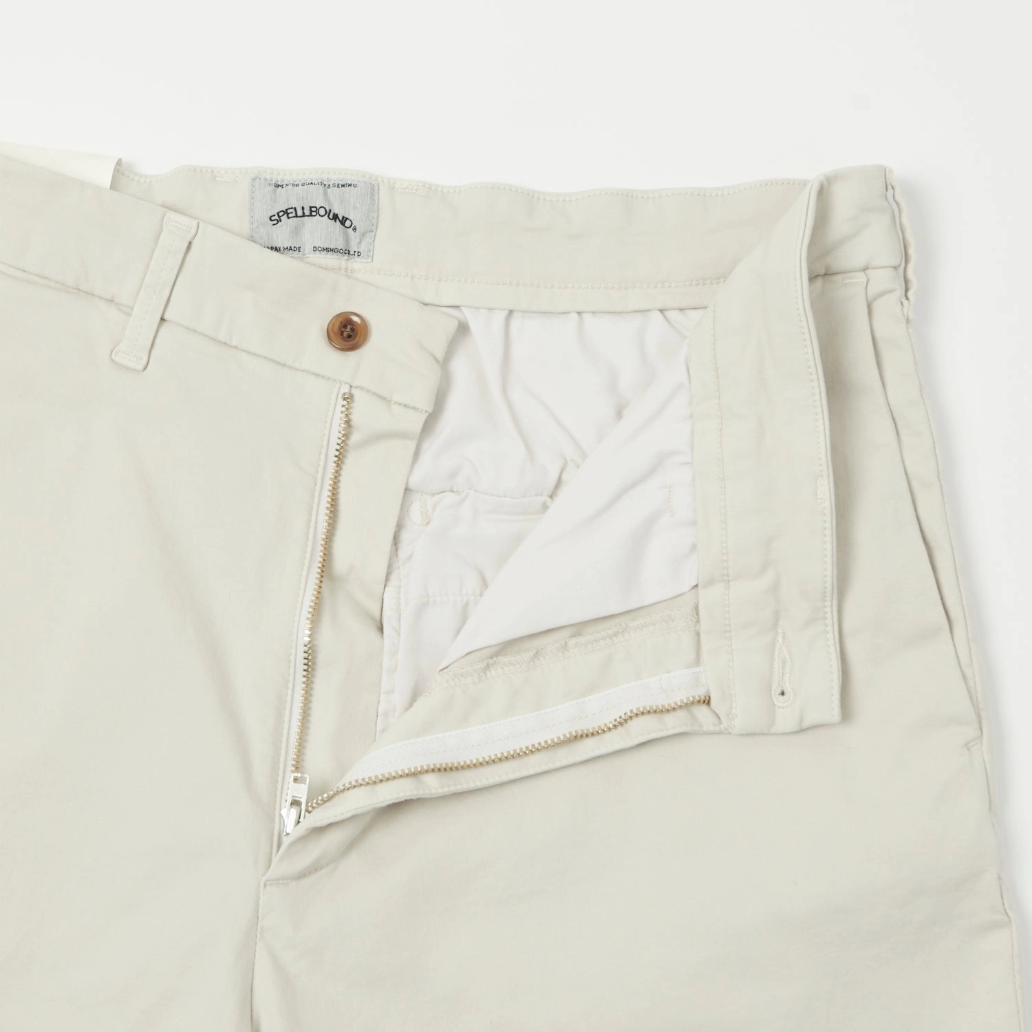 Spellbound Slim Tapered Stretch Chino - Natural Timeless Comfort Wear