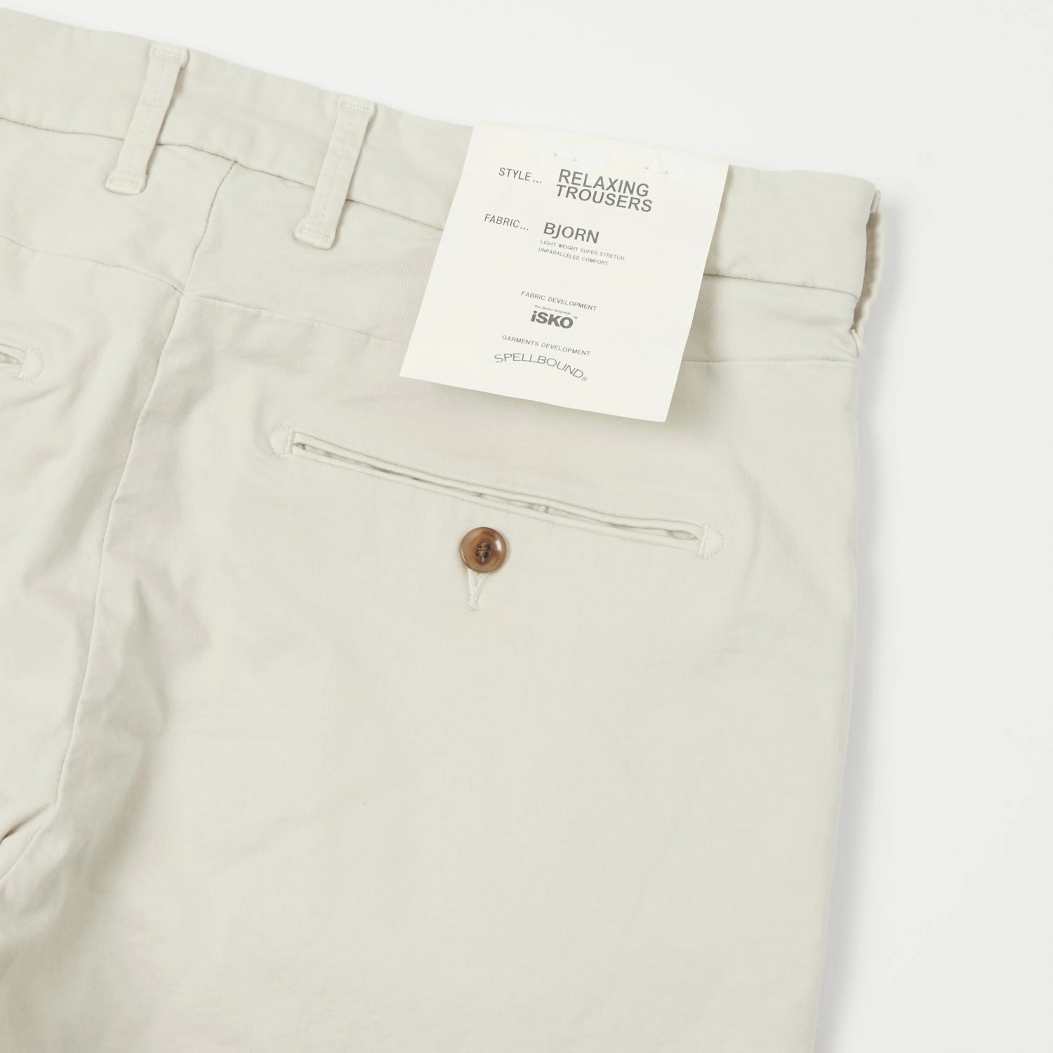 Quick Access Pockets Spellbound Slim Tapered Stretch Chino - Natural