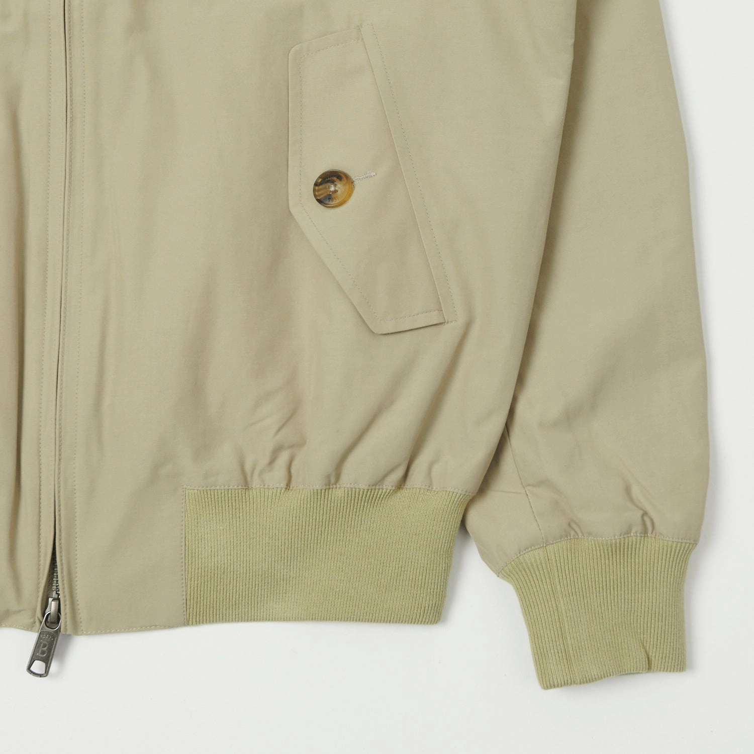 City Ready Style Layering Compatible Cut Baracuta G9 'Baracuta Cloth' Harrington Jacket - Natural