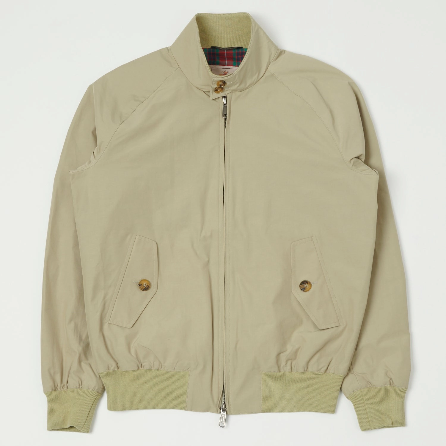 Baracuta G9 'Baracuta Cloth' Harrington Jacket - Natural Light Reflective