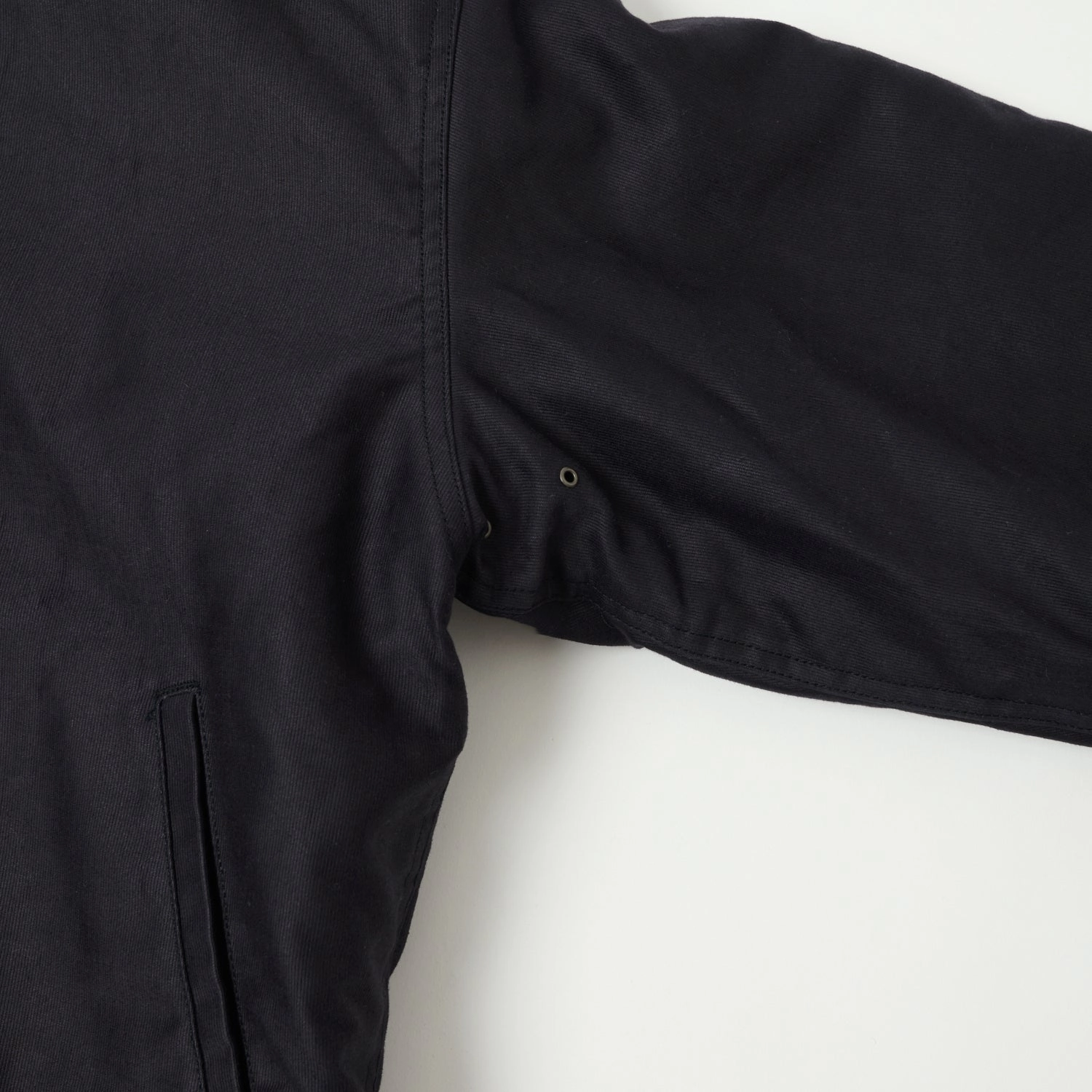 Abrasion Resistant Fabric Buzz Rickson's U.S. Navy N-1 Deck Jacket - Navy Demotex