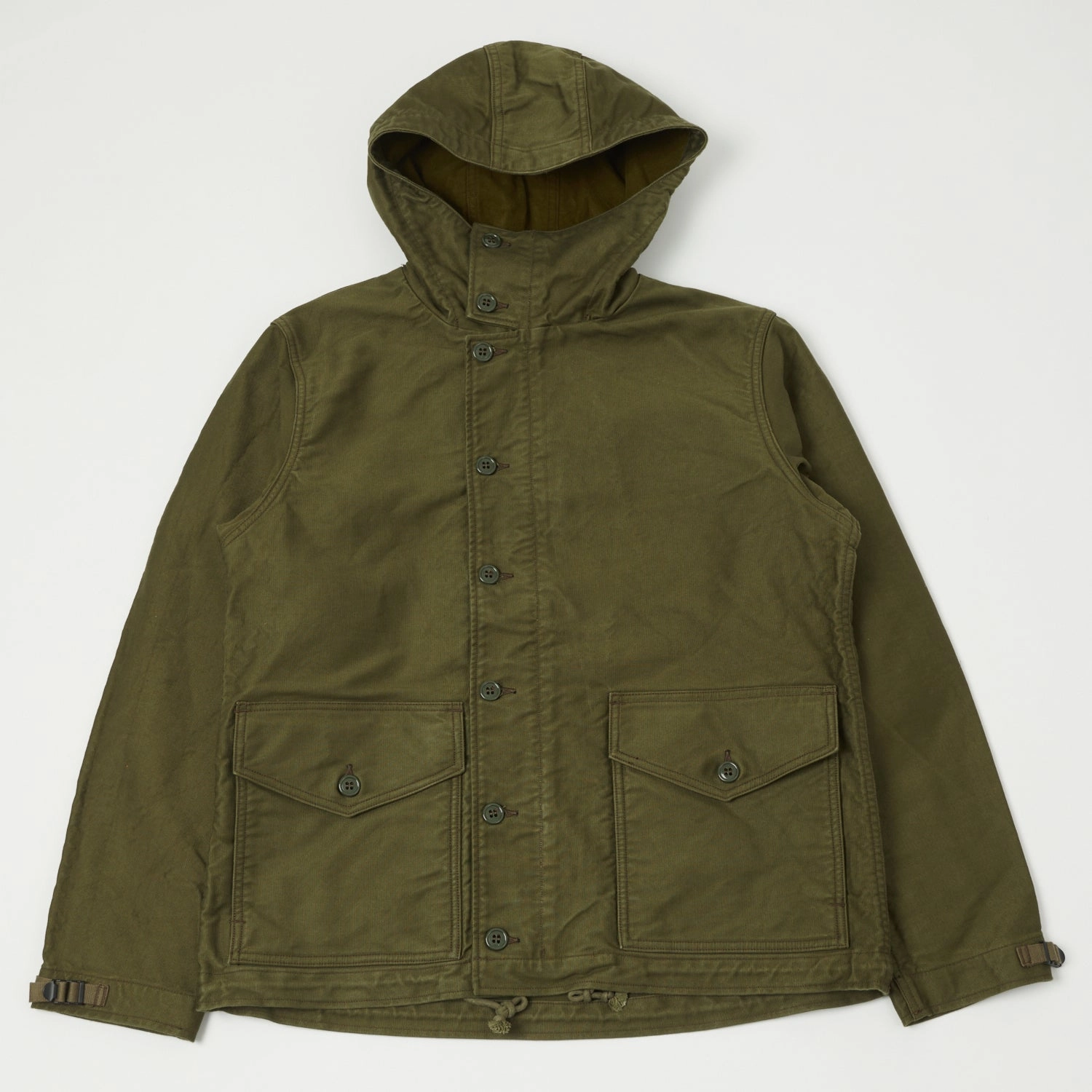 Freewheelers & Co Union Special Overalls Deck Worker Parka - Olive Fit For Daily