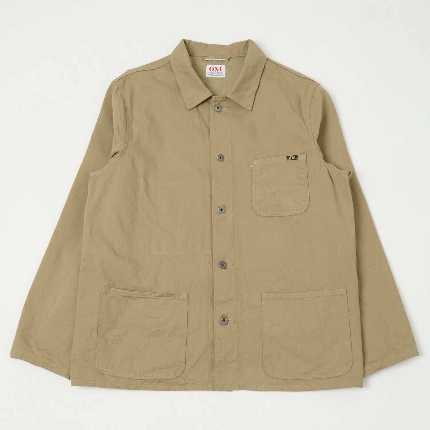 Bonded Zippers ONI Denim 03501-SVC-KHB Coverall Jacket - Beige