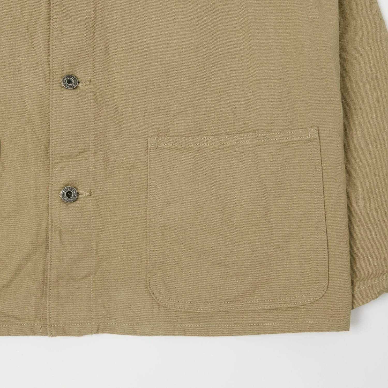 Compression Fit HoodedStyle ONI Denim 03501-SVC-KHB Coverall Jacket - Beige