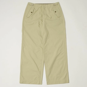 Fit Control Nanamica Side Belt Wide Pants - Light Green