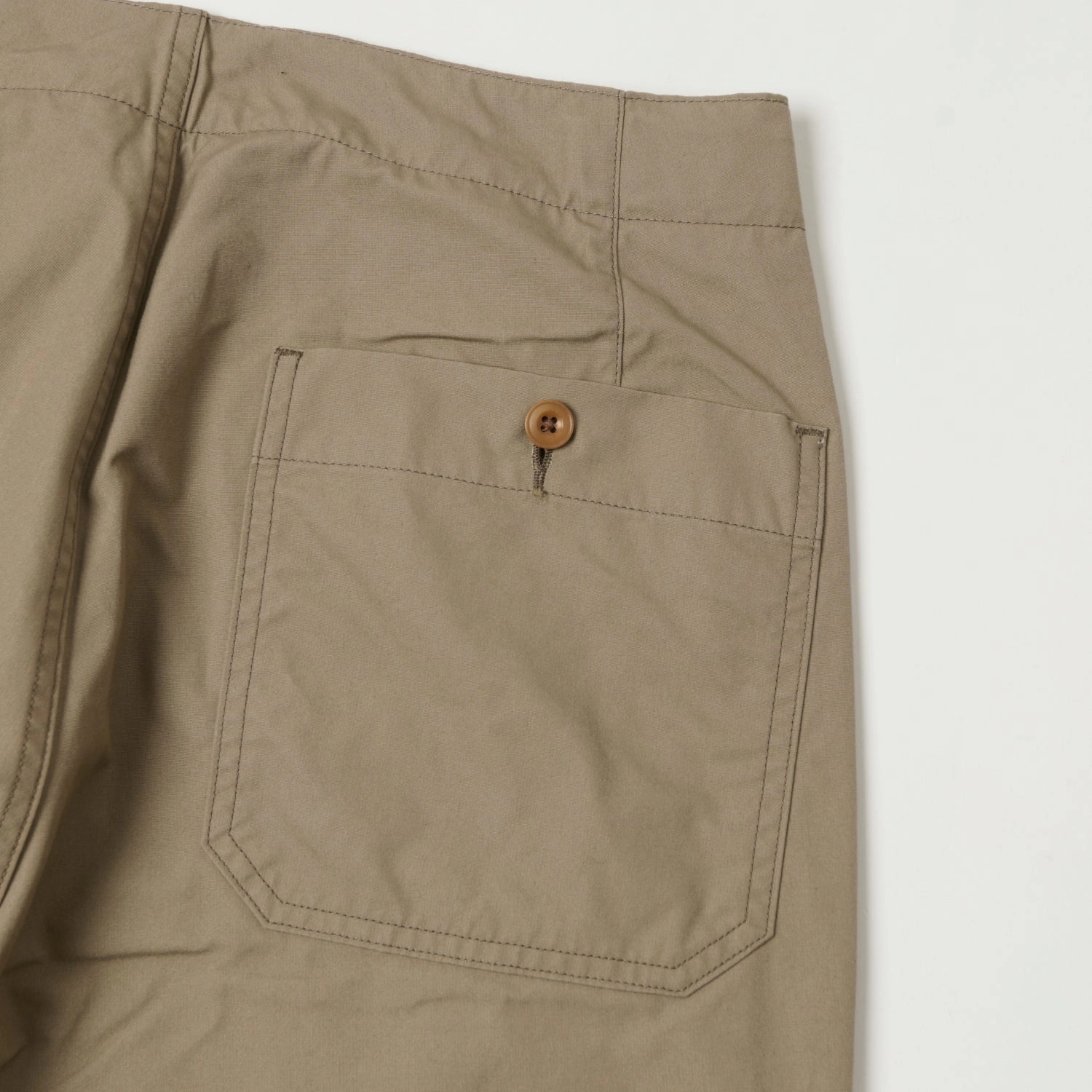 Softened Hem Odor Control Tech Nanamica Side Belt Wide Pants - Taupe