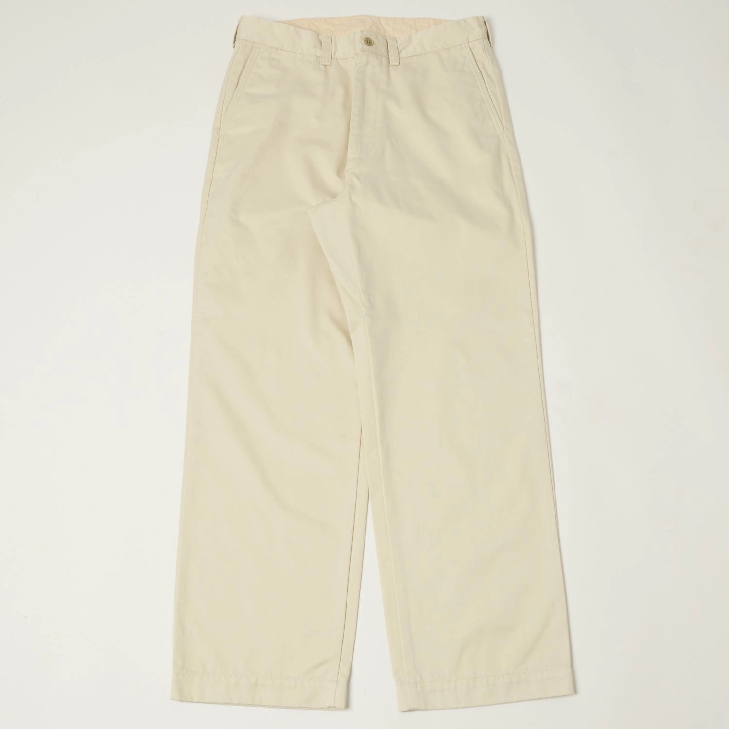 Active Design Nanamica Wide Straight Chino Pants - Dry Sand