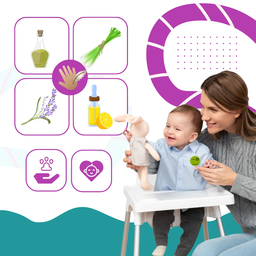 Natural Ingredients Mosquito Repellent Stickers