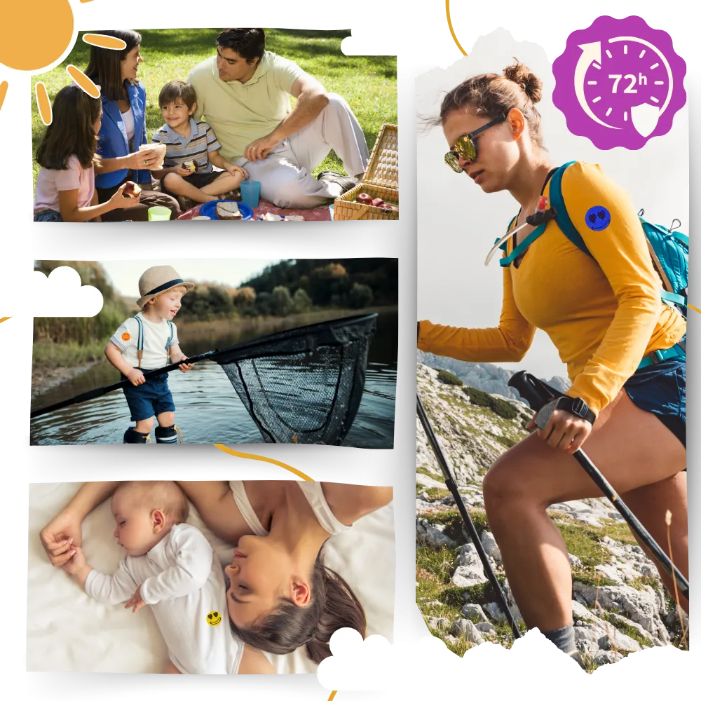 Natural Ingredients Mosquito Repellent Stickers