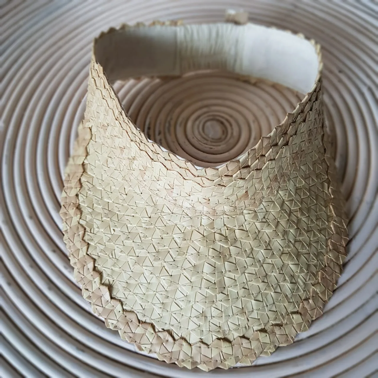 Natural Palm Leaf Visors