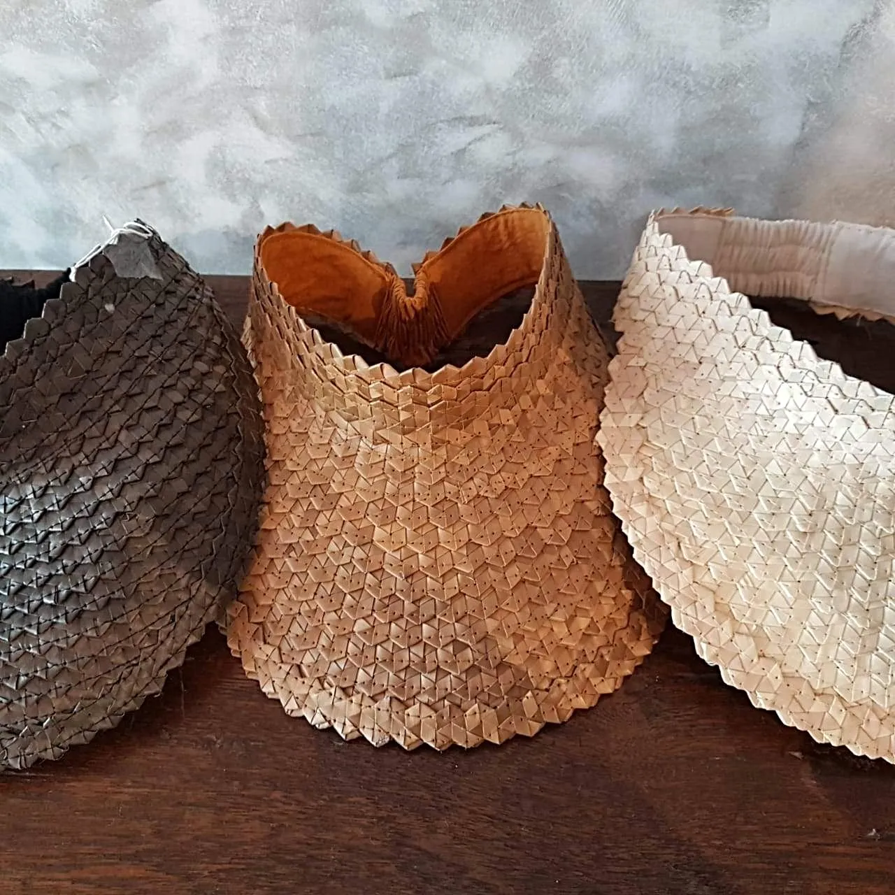 Natural Palm Leaf Visors