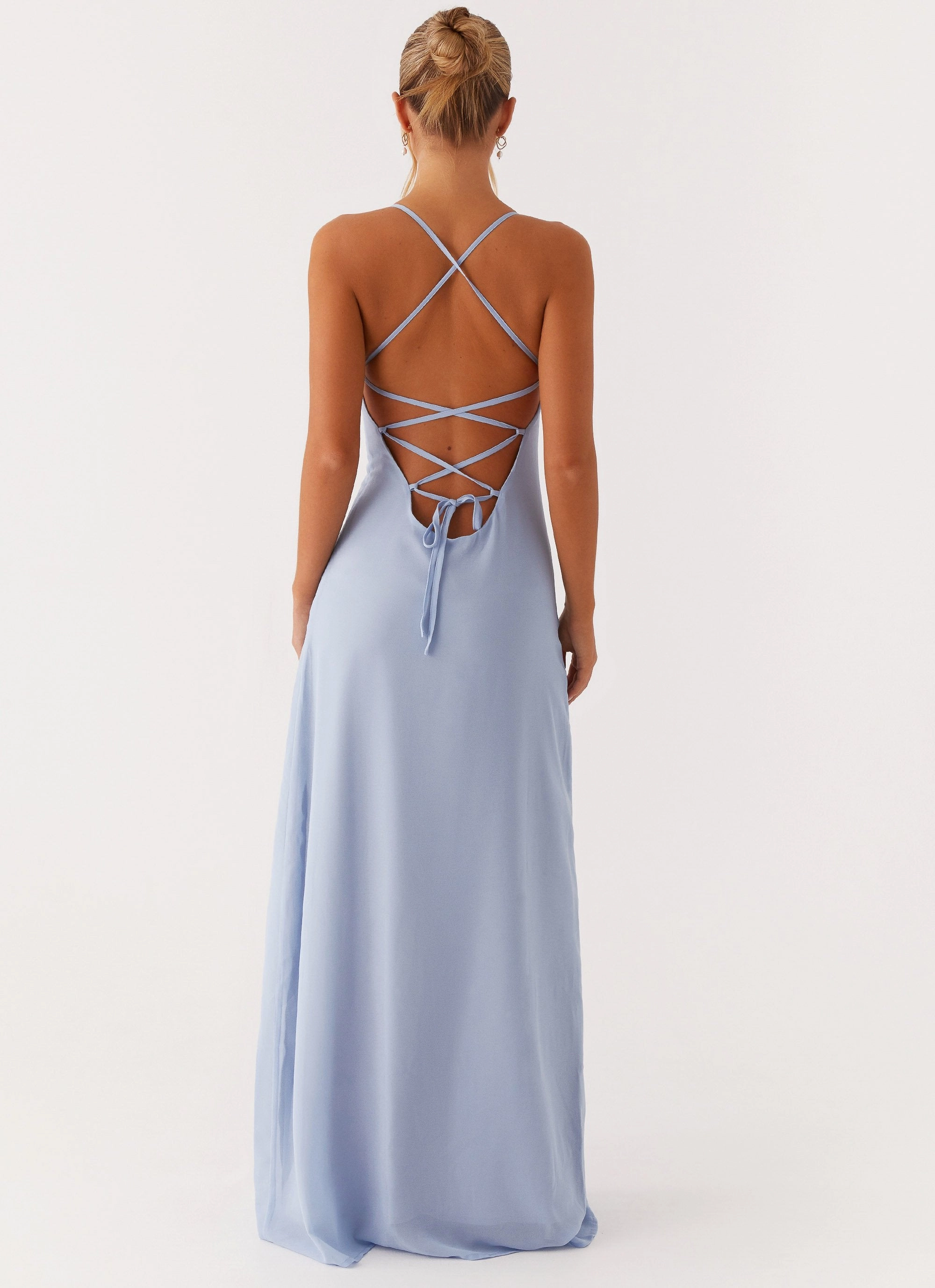 Aveline Bustier Maxi Dress - Blue Formal-look