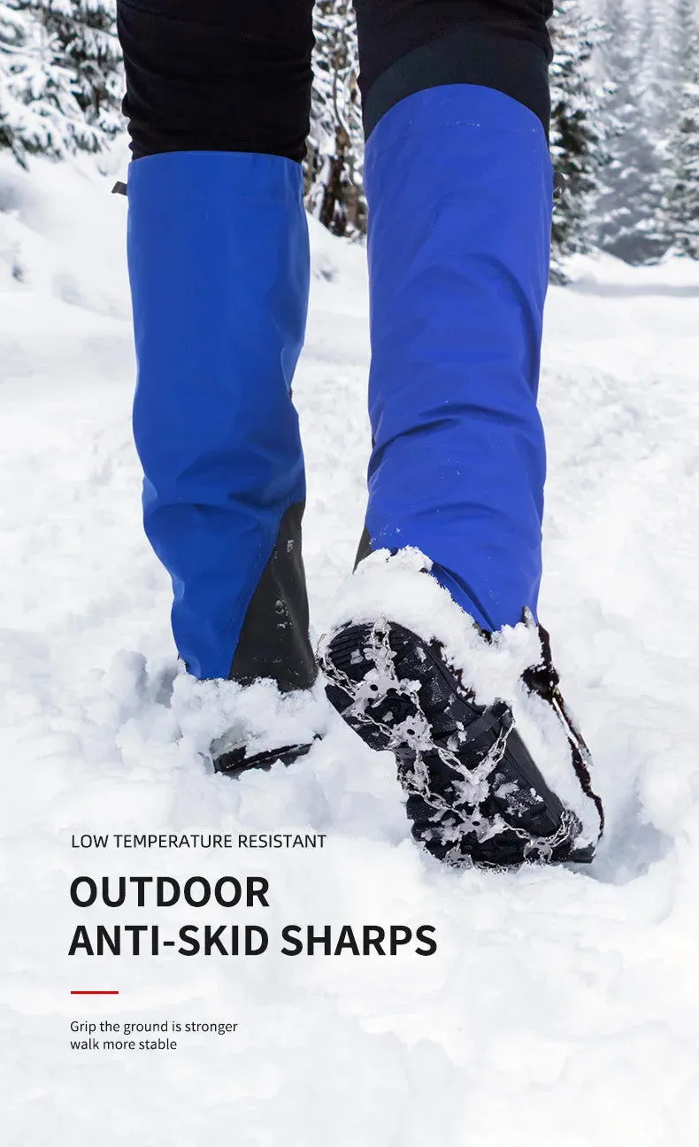 Naturehike NEW 13 /19 Teeth Anti-slip Climbing Crampons Outdoor Winter Ice Claws Snow Gripper Hiking Shoe Boot Grips Chain Spike