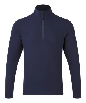 Navy - Unisex ÔRecyclightÕ 1/4 zip microfleece