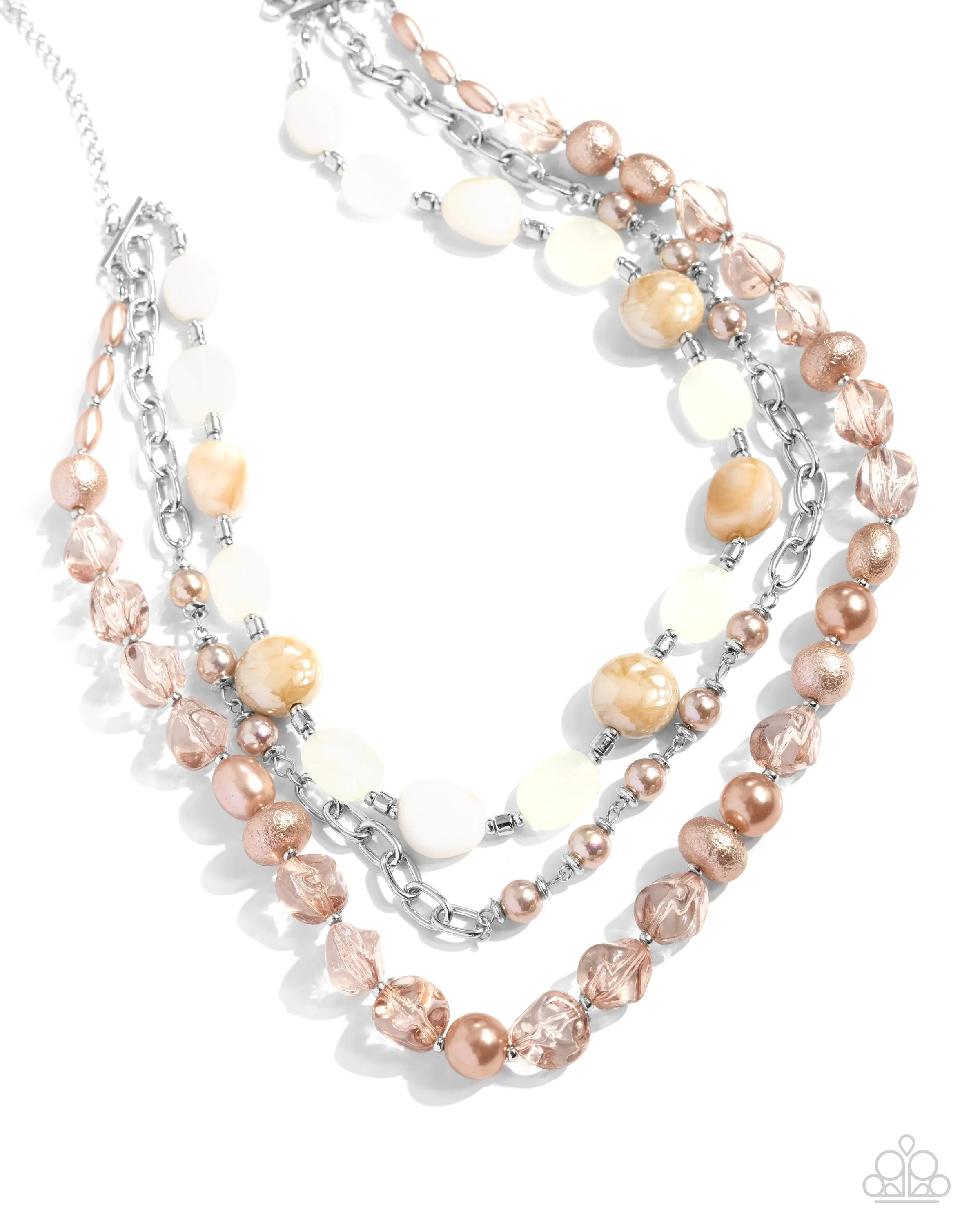 Necklaces Essential Elegance - Brown PEARL N2323