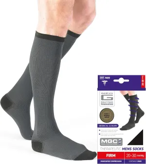 Neo G Men's Compression Socks - True Graduated Compression - Class 1 Medical Device – Grey