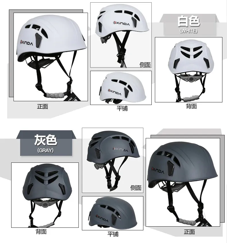 New High Strength And Durable Integrally-Molded Rock Climbing Helmet ABS PC Corrosion Resistance Professional For Mountain Sport