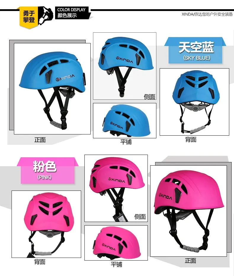 New High Strength And Durable Integrally-Molded Rock Climbing Helmet ABS PC Corrosion Resistance Professional For Mountain Sport