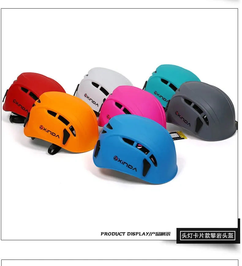 New High Strength And Durable Integrally-Molded Rock Climbing Helmet ABS PC Corrosion Resistance Professional For Mountain Sport