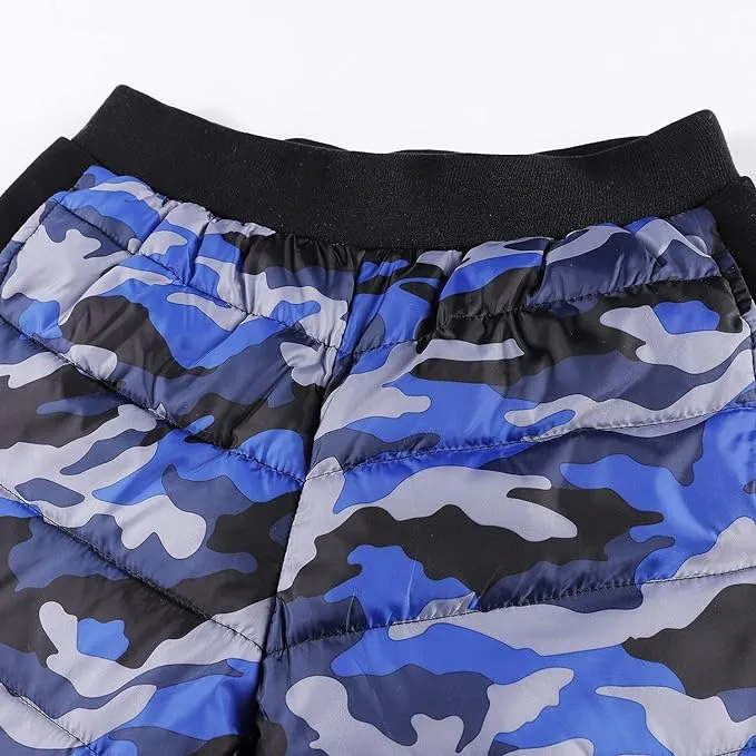 New QLZ Kids BLACK Weatherproof pull on pants! Windproof, waterproof & Warm Sz 8!