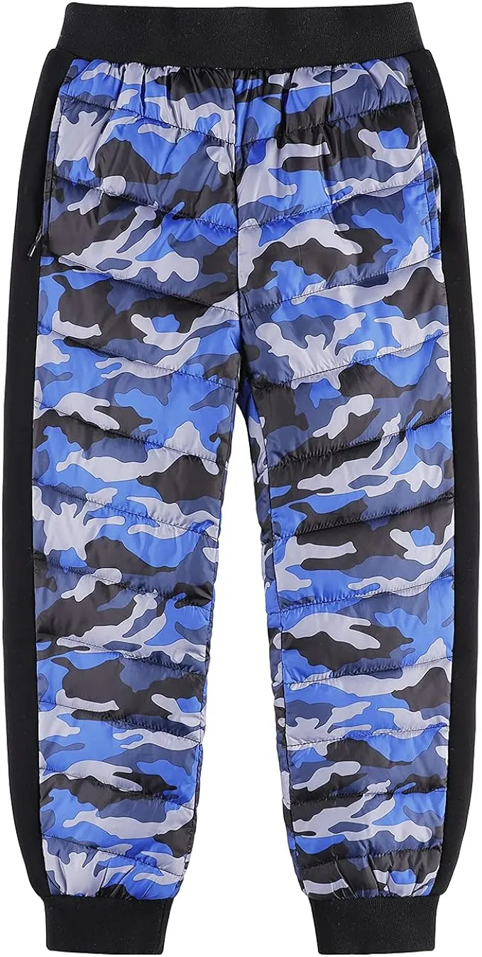 New QLZ Kids BLACK Weatherproof pull on pants! Windproof, waterproof & Warm Sz 8!