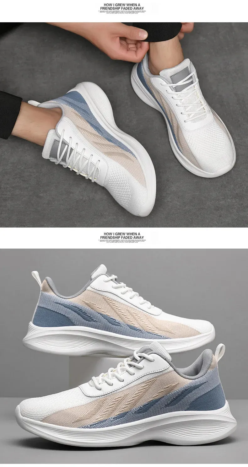 New Summer Breathable Mesh Shoes Flying Woven Casual All-matching Fashionable Sports Shoes