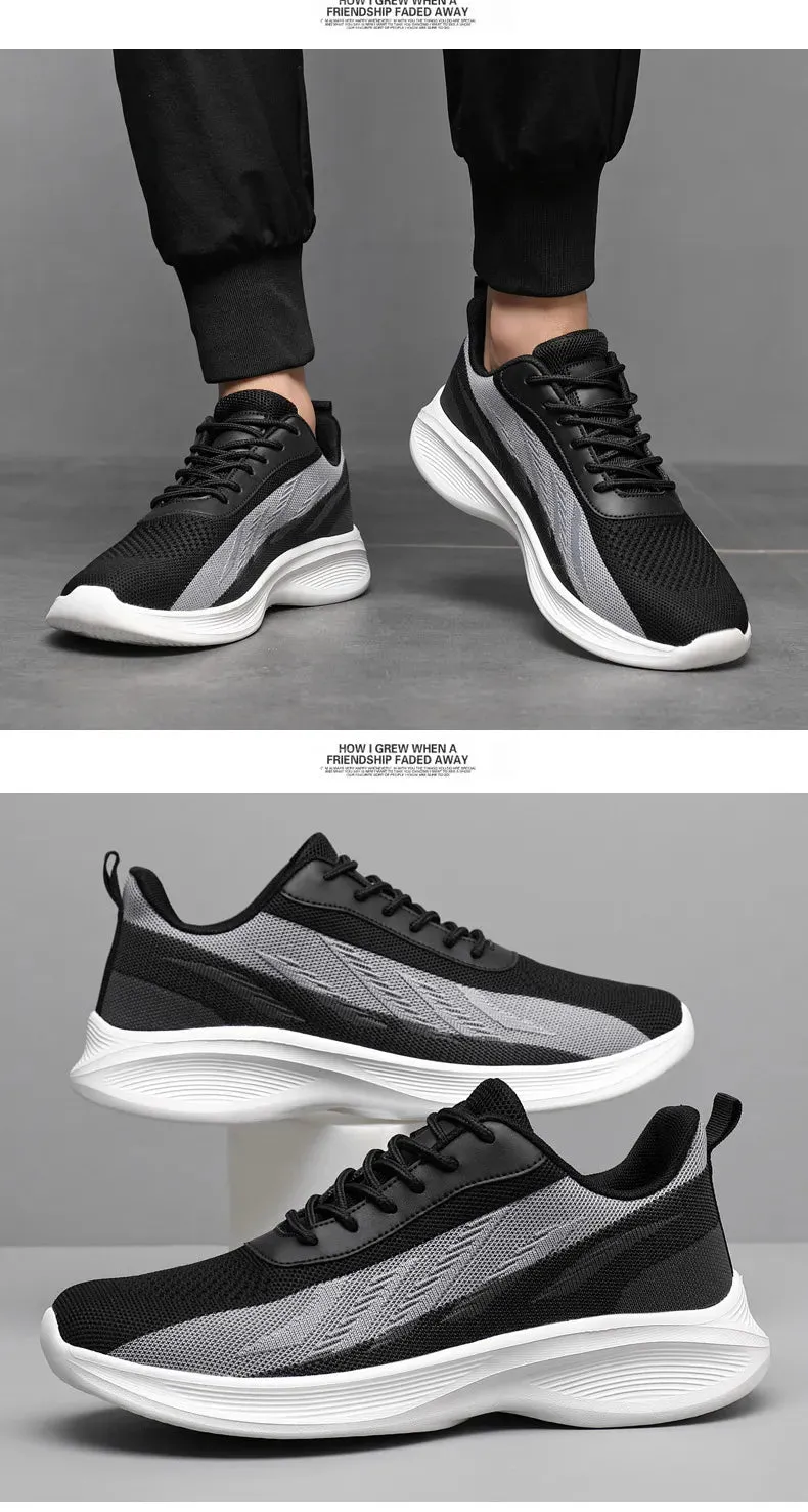 New Summer Breathable Mesh Shoes Flying Woven Casual All-matching Fashionable Sports Shoes