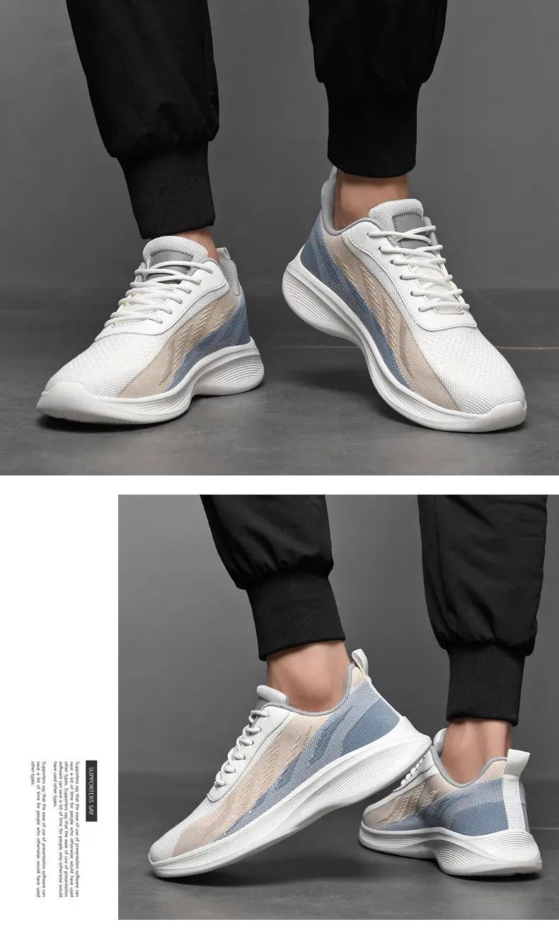 New Summer Breathable Mesh Shoes Flying Woven Casual All-matching Fashionable Sports Shoes