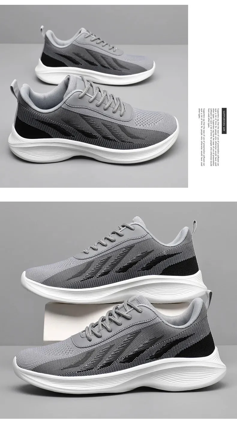 New Summer Breathable Mesh Shoes Flying Woven Casual All-matching Fashionable Sports Shoes