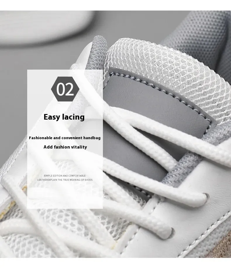 New Summer Breathable Mesh Shoes Flying Woven Casual All-matching Fashionable Sports Shoes